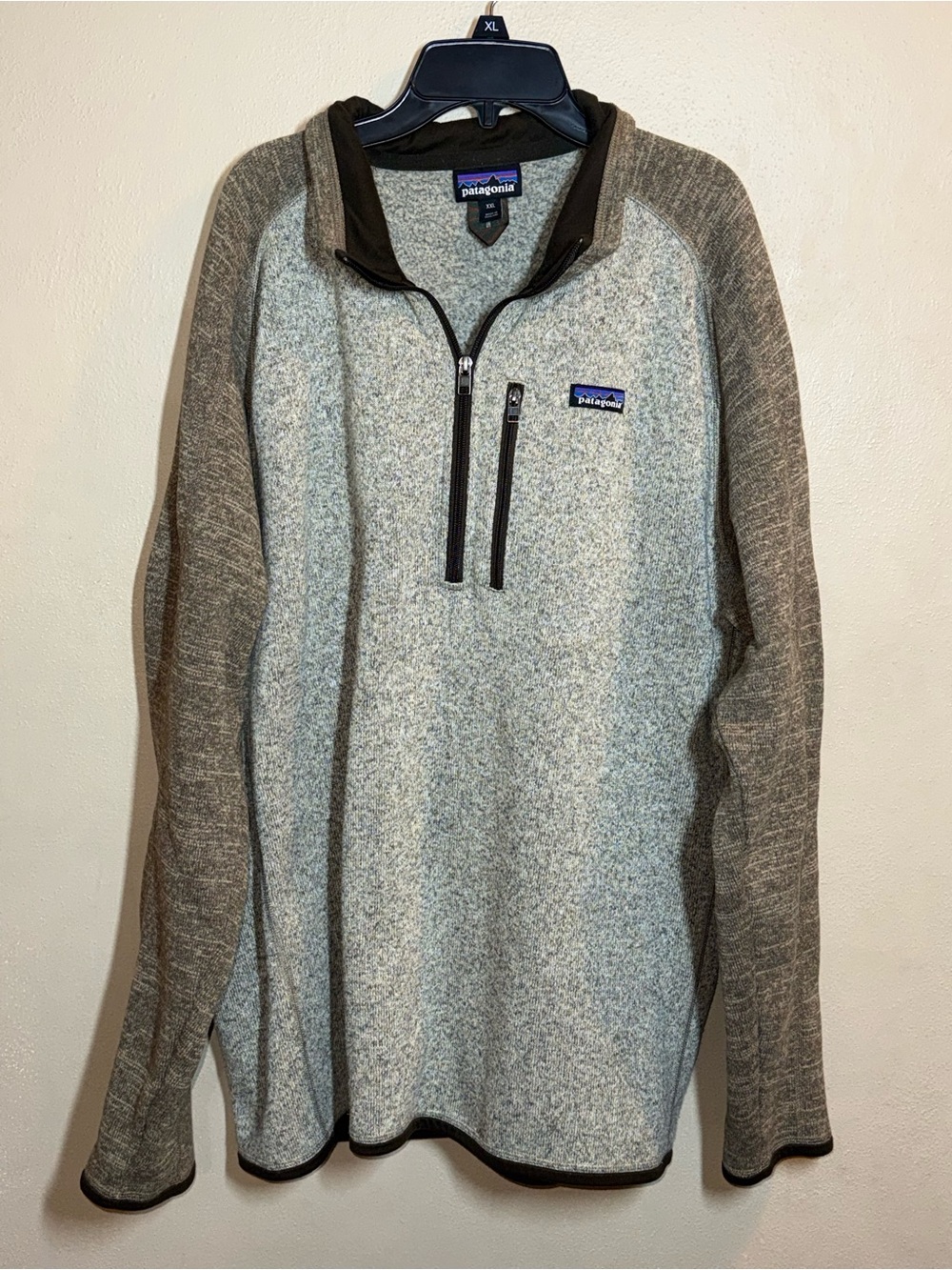 Patagonia Men's Zip-Neck Fleece Pullover - Browns Sz XXL EUC!